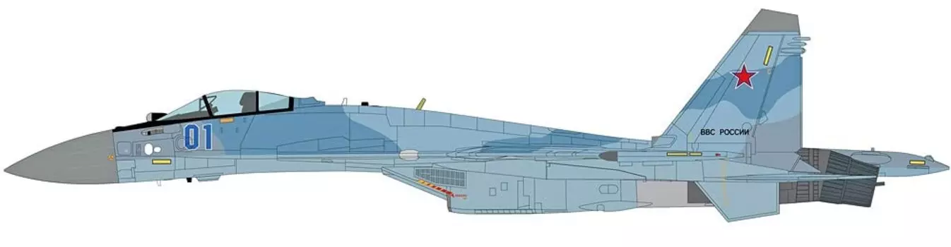 HOBBY MASTER Flanker E Russian Aerospace Forces Aggressor Weapon Finished Product 1/72 Su-35s w/Full
