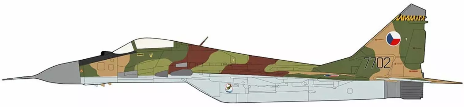 HOBBY MASTER Fulcrum Czech Air Force Completed Product HA6506 1/72 MiG-29A
