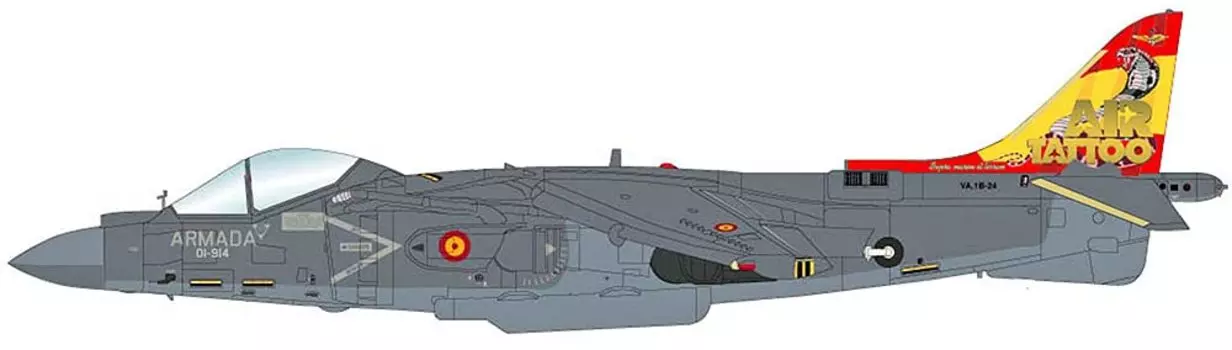 HOBBY MASTER Harrier 2 ВМС Испании RIAT 2019 Завершенный продукт 1/72 AV-8B
