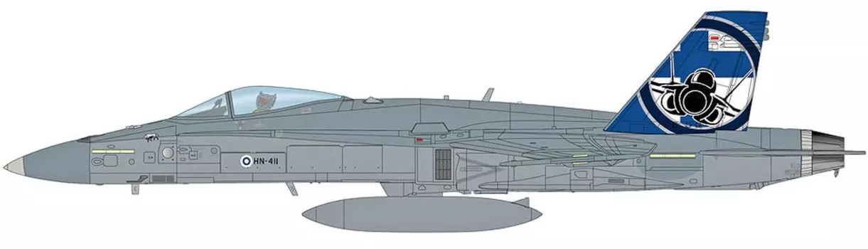 HOBBY MASTER Hornet Finnish Air Force 2023 Completed Product 1/72 F/A-18C