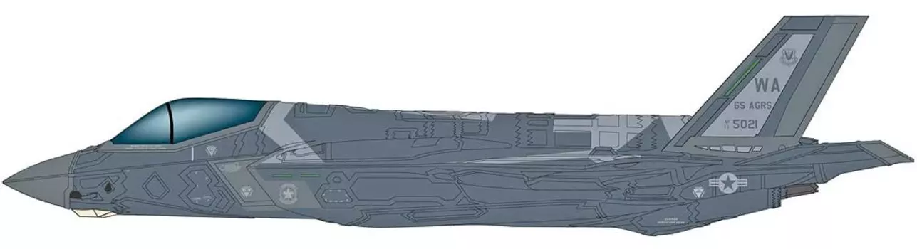 HOBBY MASTER Lightning II 65th Virtual Enemy Flight Aggressor Completed Product 1/72 F-35A