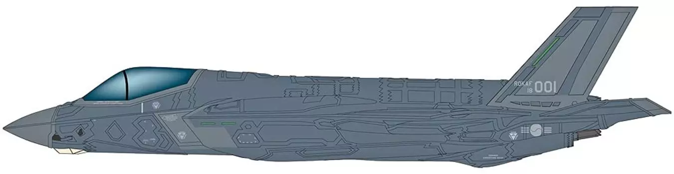 HOBBY MASTER Lightning II ВВС Республики Корея Завершенный продукт HA4425 1/72 F-35A 18-001