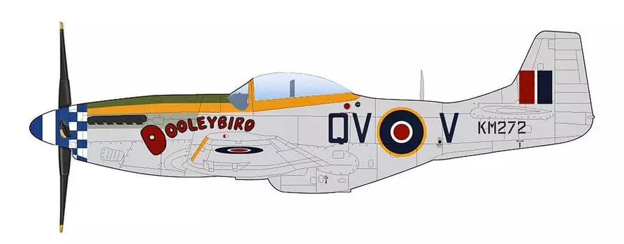 HOBBY MASTER Mustang Dooley Bird Завершенный продукт 1/48 P-51D