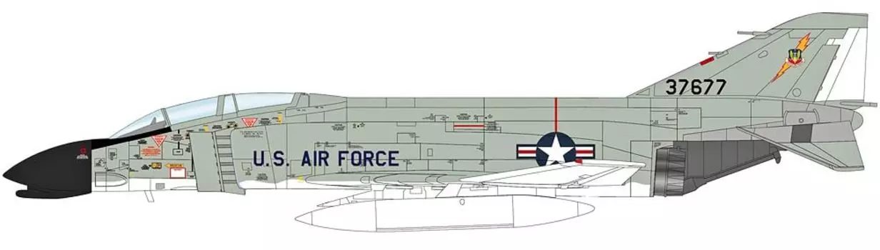 HOBBY MASTER Phantom 2 US Air Force 433rd Tactical Fighter Squadron 1966 Completed Product 1/72 F-4C