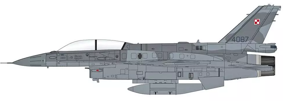 HOBBY MASTER Польские ВВС 31-я тактическая авиабаза Red Flag 2012 Завершенный продукт 1/72 F-16D