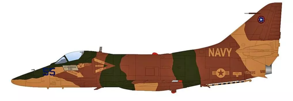 HOBBY MASTER Skyhawk US Navy Aggressor Completed Product 1/72 A-4E 1985/86