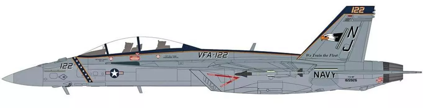 HOBBY MASTER Super Hornet Flying Eagles 2022 Completed Product 1/72 F/A-18F VFA-122