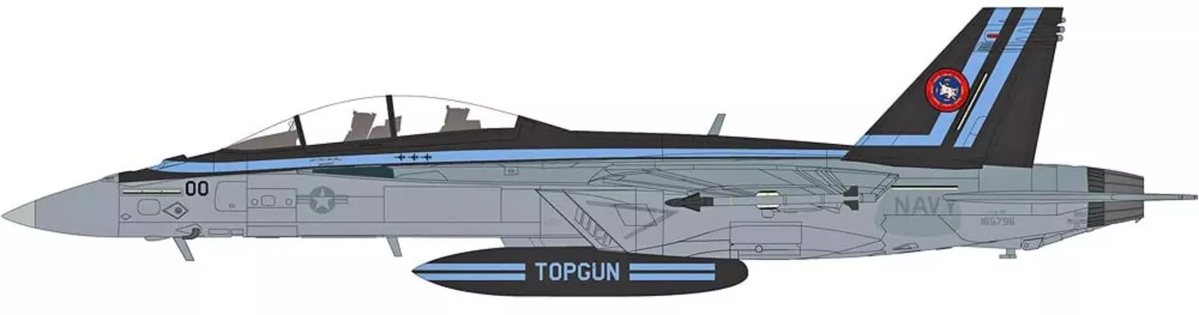 HOBBY MASTER Super Hornet Школа вооружения истребителей ВМС США, 50-я годовщина, завершенный продукт HA5130 1/72 F/A-18F