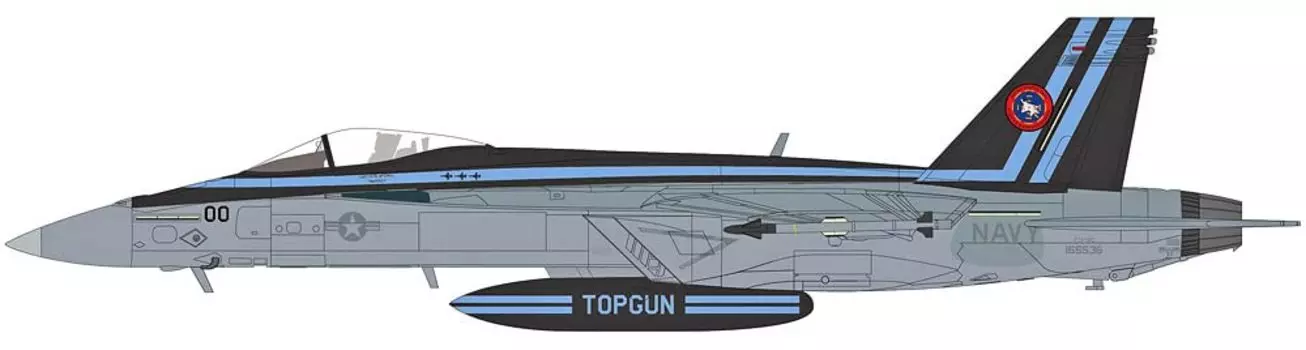 HOBBY MASTER Super Hornet TOPGUN Готовый продукт 1/72 F/A-18E с GBU-24