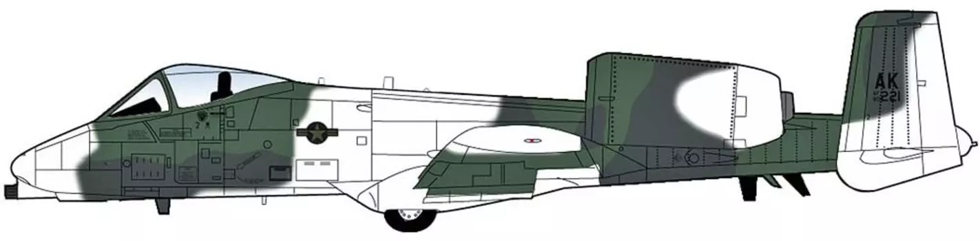 HOBBY MASTER Thunderbolt II Зимний камуфляж Завершенный продукт 1/72 A-10A