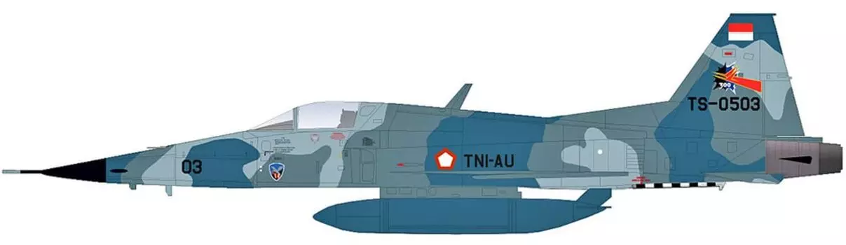 HOBBY MASTER Tiger 2 Indonesian Air Force 300th Wing Completed Product 1/72 F-5E
