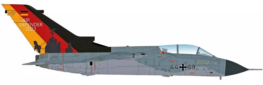 HOBBY MASTER Tornado IDS German Air Force 51st Air Force Tactical Wing Air Defender 23 Completed Product 1/72