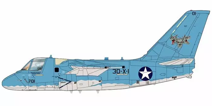 HOBBY MASTER Viking Bloodhounds Naval Air Corps 100th Anniversary Painting Finished Product HA4910 1/72 S-3B VX-30