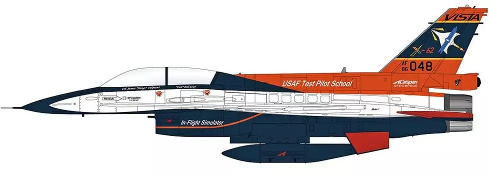 HOBBY MASTER VISTA Completed product HA38042B 1/72 X-62 w/AIM-1202&AIM-9X1&ACMI pod1&fuel tank1