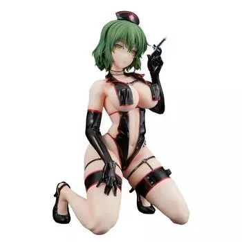 Hobby Stock Shinovi Master Senran Kagura НОВАЯ ССЫЛКА Hikage Dark Sexy Nurse ver. Высота ок.. 265mm (включая пьедестал) ПВХ, АБС 14 масштаб окрашенная отделка