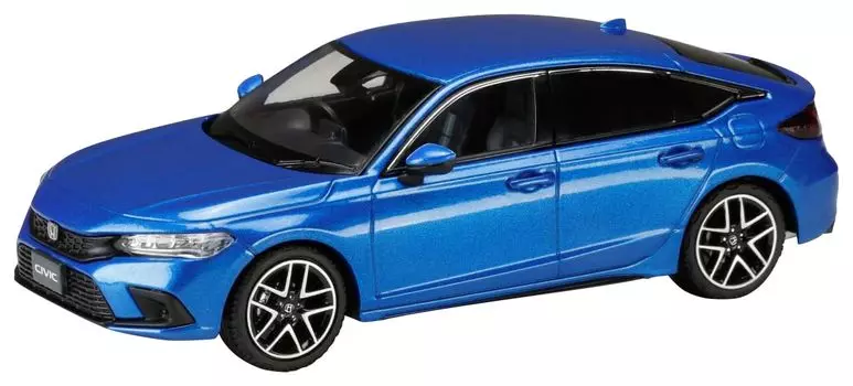 HobbyJAPAN HJ43 Honda Civic LX Premium Crystal Blue Metallic Готовый продукт 1/43 (ФЛ1)