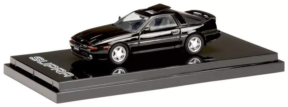 HobbyJAPAN Toyota Supra TWIN TURBO LIMITED Black with outer sliding sunroof parts 1/64 (A70) 2.5GT