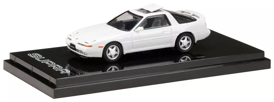 HobbyJAPAN Toyota Supra TWIN TURBO LIMITED Super White IV with outer sliding sunroof parts 1/64 (A70) 2.5GT