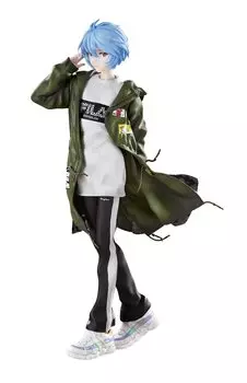 Hobbymax Evangelion Рей Аянами EVA scale окрашенная готовая фигурка Ver.RADIO Part.2 1/7 PVC&ABS
