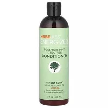 Hobe Labs, Energizer™, кондиционер, розмарин, мята и чайное дерево, 12 жидких унций (355 мл)