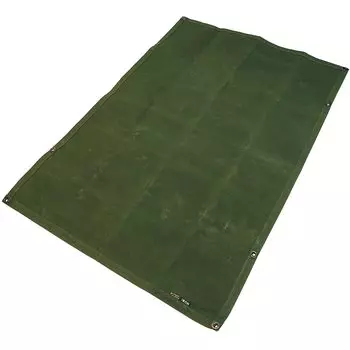 HOBI in Survive Sheet M Ground Sheet Solo Premium Canvas Прочная водонепроницаемая обработка парафином и толстая многослойная ткань Прочные люверсы x 8 Кемпинг