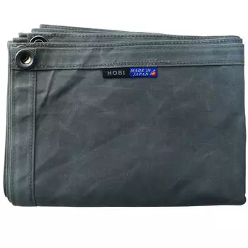 HOBI в третьем поколении Survive Sheet ML x Ground sheet брезентовая обработка парафином и легкие и прочные люверсы Black Olive IN [Сделано в Японии]