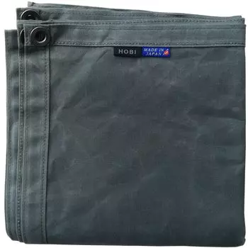 HOBI в третьем поколении Survive Sheet 4L x Ground sheet брезентовая обработка парафином и легкие прочные люверсы Gunmaku Black Olive IN [Сделано в Японии]