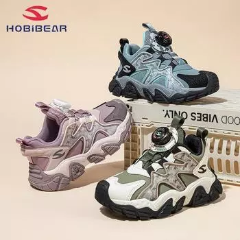 HobiBear Кожаные туфли на пуговицах для мальчиков в осеннем стиле, спортивная обувь для девочек, повседневная обувь для активного отдыха 27 армия зеленый