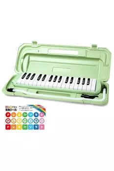 Hobinavi клавиатура губная гармошка 32 клавиши для начальной школы и детей легкая мелодия обмотка рта шланг настольный стоячий футляр и именная наклейка школа,