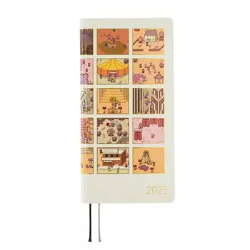 Hobonichi Notebook 2025 weeks TEARS Starting in April Weekly Notebook Weekly Left Slim Portrait MOTHER/SMILES &