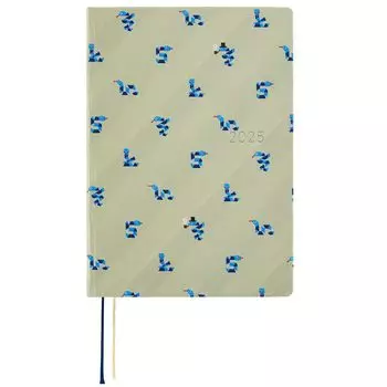 Hobonichi Techo 2025 HON Tie Toy страница для и Chief/Snake [A5/1 день/Январь/Начало в понедельник]