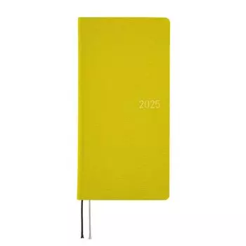 Hobonichi Techo 2025 Недели, начиная с января Еженедельный блокнот Еженедельный левый тонкий портрет Цвета/Фисташковый