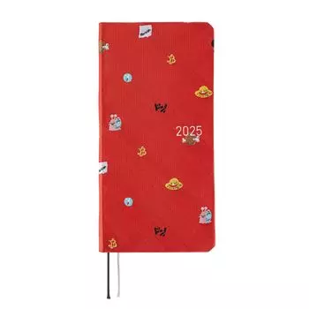 Hobonichi Techo 2025 недели Японский ONE PIECE Начиная с января Еженедельный планировщик Еженедельный левый журнал Slim Portrait Magazine/DON!