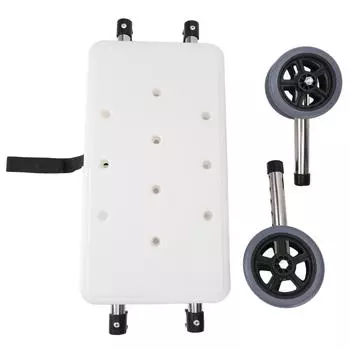 Ходунки для пожилых людей, белая ванна, 1 пара, серые, двойные колеса, 6 регулируемых по высоте, приспособление для помощи при ходьбе