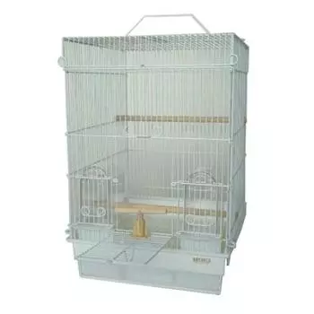 HOEI 35 Hand Glue Pure White Bird cage for small and medium parakeets белый