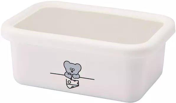 Hoenaro ANDY THE MOUSE эмалированный прямоугольник Stocker белый M AMJ-2316 белый
