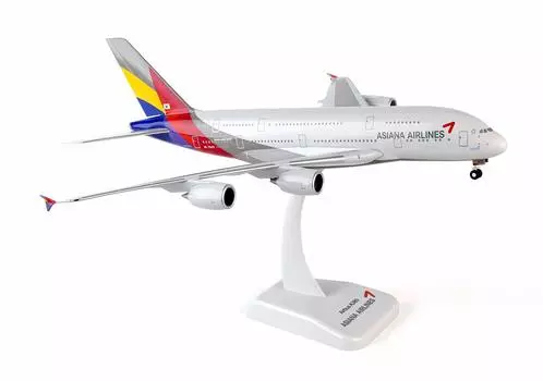 Hogan Asiana Airlines with landing gear finished product 1/200 A380-800