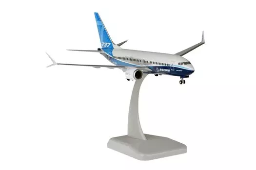 Hogan Wings B B737 MAX 7 Boeing House Color Подставка для шасси в комплекте 11342GR 1/200