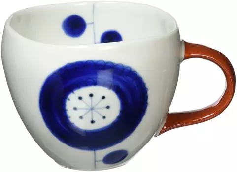 Кружка Hogdseirrs Hamato Hanamoyo (красный) 63-06 белый