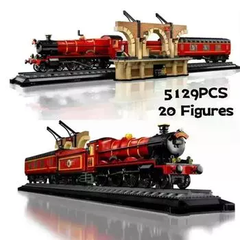Hogiwartsed Express Train Building Set Bricks with Minifigis Toys for Adults Gift