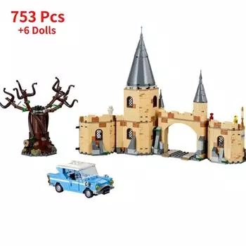 Hogwartser Whomping Willow Wizzarding World Building Blocks Set Magic Construction Model with Car Kids Toys Christmas Gift