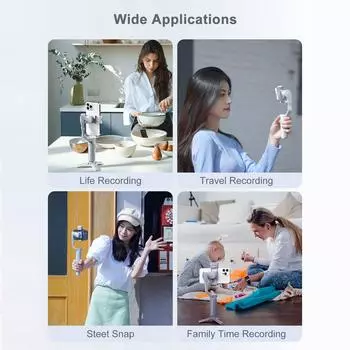 Hohem iSteady XE 3-осевой стабилизатор подвеса для смартфона Портативный подвес для телефона Vlog с защитой от сотрясений built-in lithium battery серый