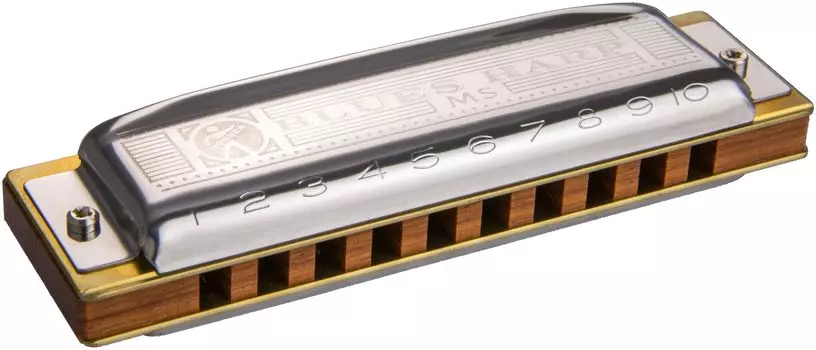 HOHNER Blues flat blues harp 10 hole harmonica Harp/A