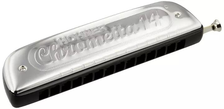 HOHNER CHROMETTA 14 Хроматическая губная гармошка Chrometta чёрный
