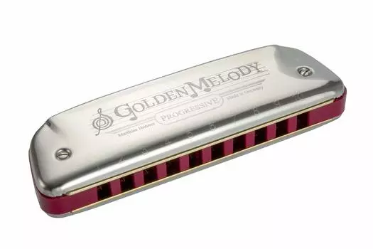 HOHNER GOLDEN Golden Melody губная гармошка с 10 отверстиями MELODY/B