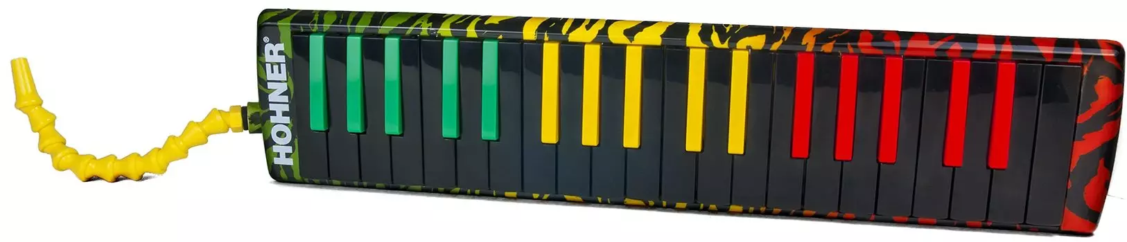 HOHNER Клавиатурная губная гармошка мелодика Airboard Rasta 37 []