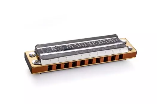 HOHNER Marine Band 125th Anniversary Edition 10-отверстий губная гармошка/C []