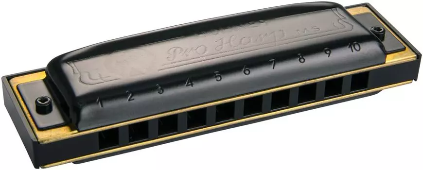 HOHNER PRO Pro Harp губная гармошка 10 отверстий HARP/G чёрный