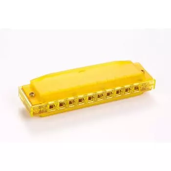 HOHNER роговая полупрозрачная арфа желтая 10 отверстий/тональность C