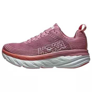 HOKA Bondi 6 Heather Rose Lantana Женские кроссовки Розовые 1019270-HRLN 38.5